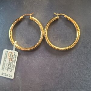Gold Hoop Earrings